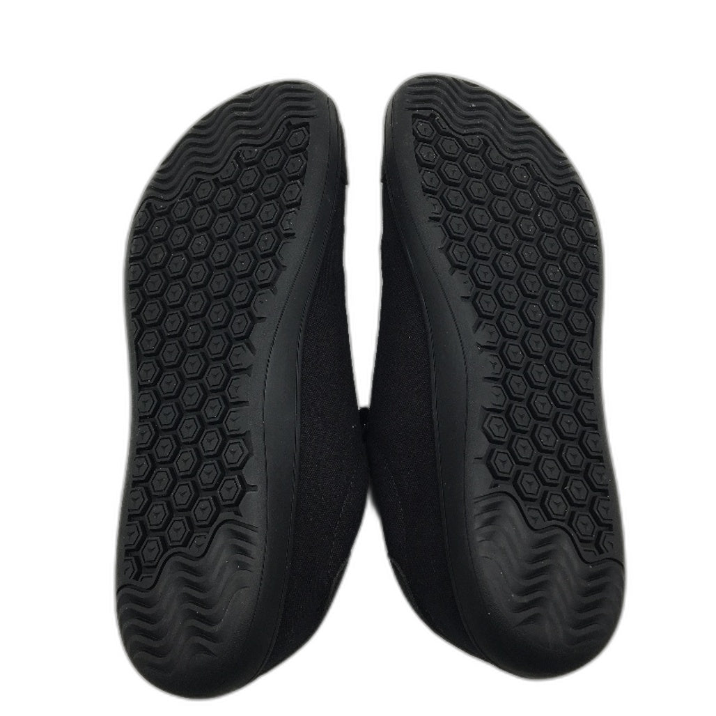 Hobibear Wide Width Minimalist Black Canvas Zero Drop Shoes Unisex Sze EU 43 NEW