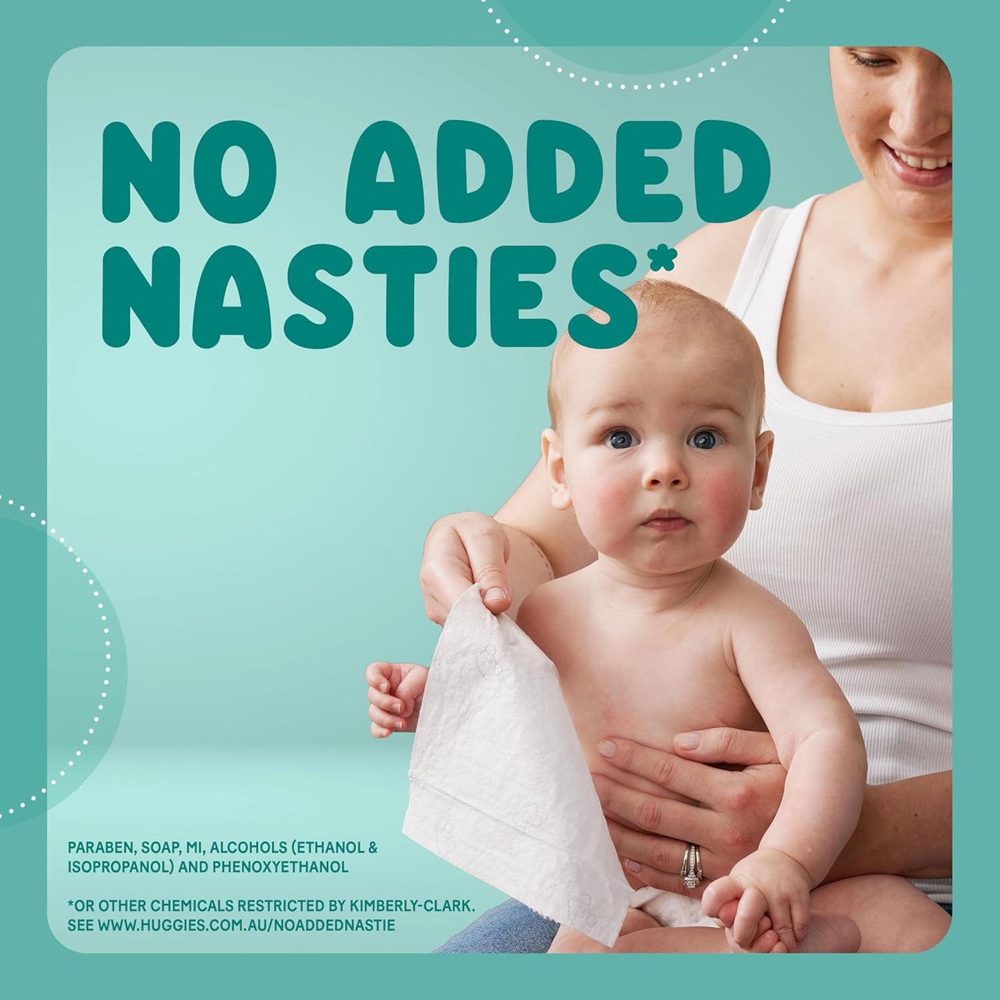 Huggies Thick Baby Wipes Fragrance Free 640 Box Pack 8 x 80s Value Pack NEW