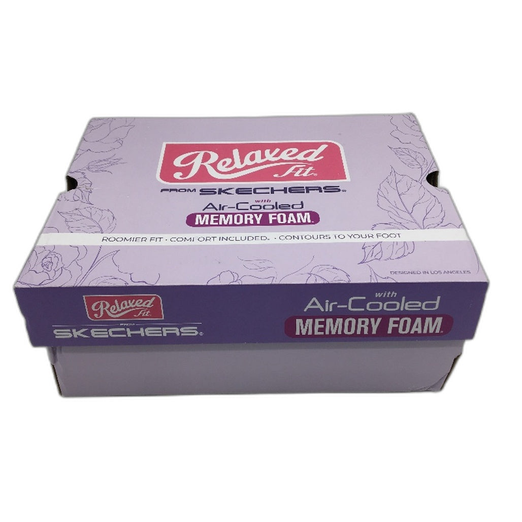 Skechers Black D'Lites Silver Accented Air Cooled Sneaker Ladies US 10 EU 40 NEW