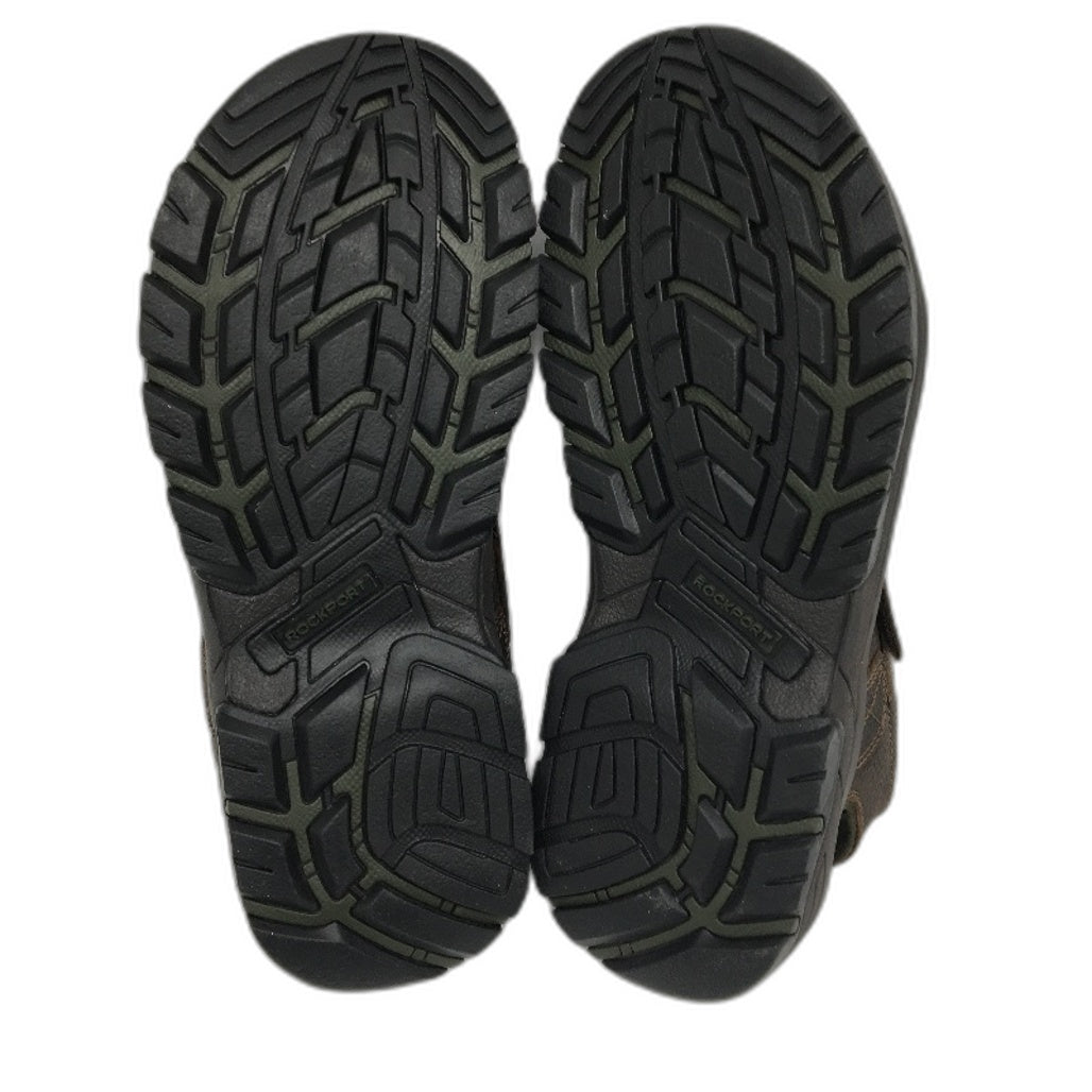 Rockport Springboro Rocklake Leather Sandals Men US 8 Wide EU 41 NEW