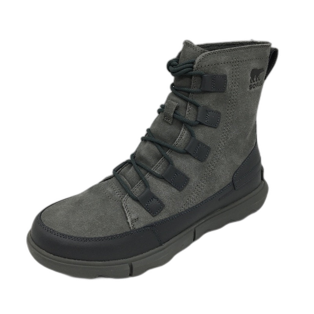 Sorel Explorer Next Grey Quarry Waterproof Insulated Boots Mens Size US 10.5 NEW