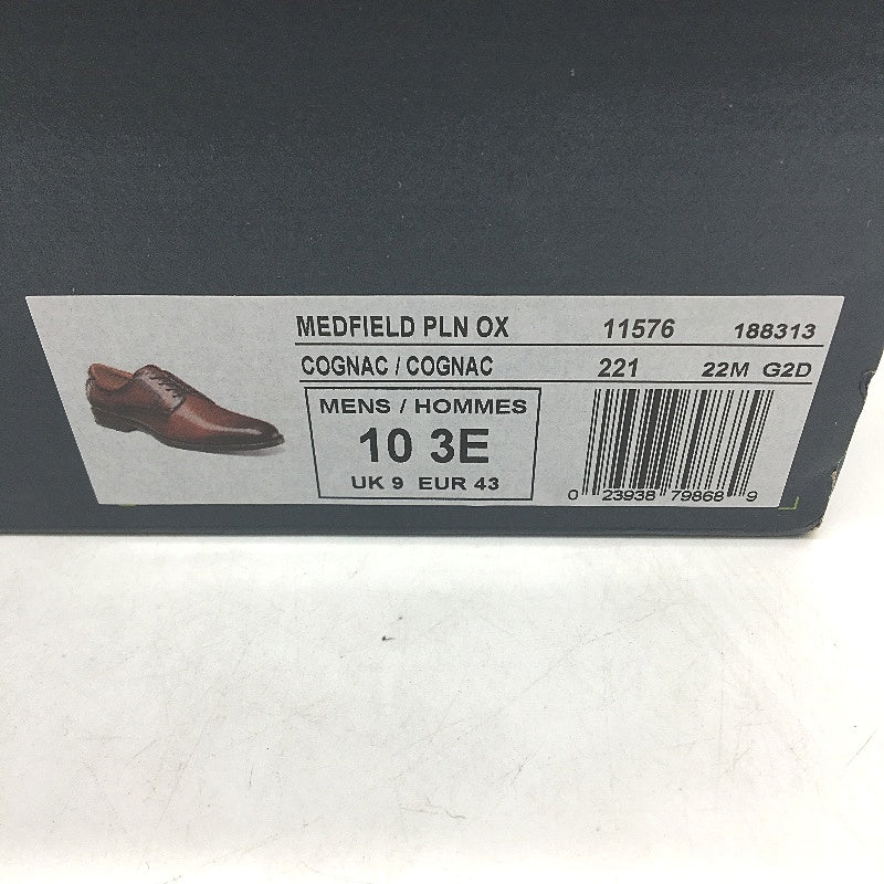 Florsheim Brown Leather Medfield Oxford Ortholite Dress Shoes Mens Sze US 10 NEW