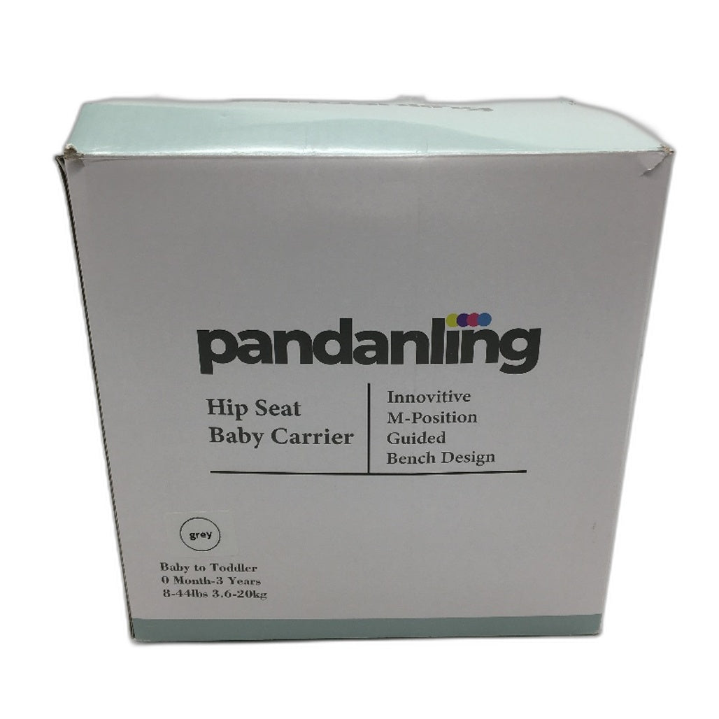 Pandanling M-Position Bench Hip Seat Baby Carrier in Grey up to 44lbs Max NEW
