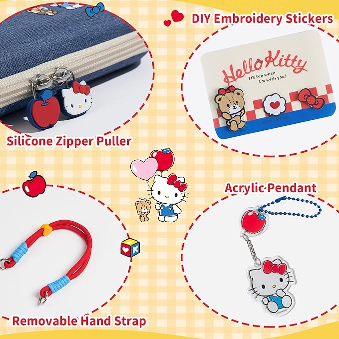 GEEKSHARE Switch Accessories Bundle Hello Kitty Gift Set Case Stand Card Box NEW