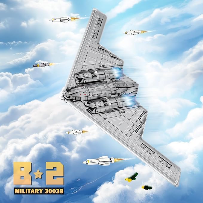 Reobrix 33038 B2 Spirit Aircraft Model Kit Building Blocks Set 1977PCS Age 14+