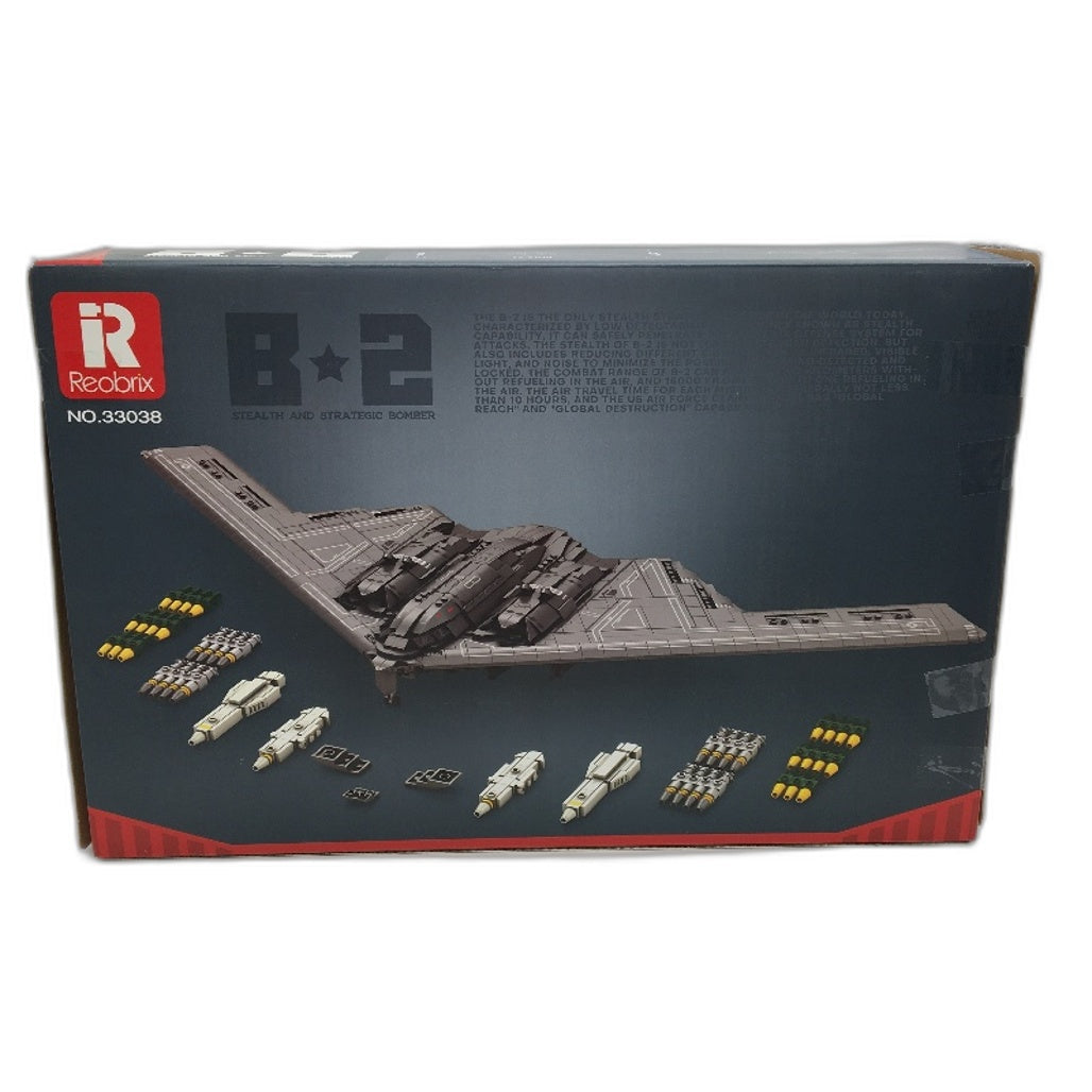 Reobrix 33038 B2 Spirit Aircraft Model Kit Building Blocks Set 1977PCS Age 14+