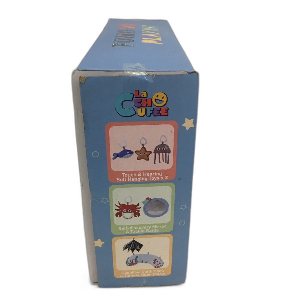 Funny Baby Play Mat Turtle Tummy Time With Detachable Sensory Toys Age 0-18M