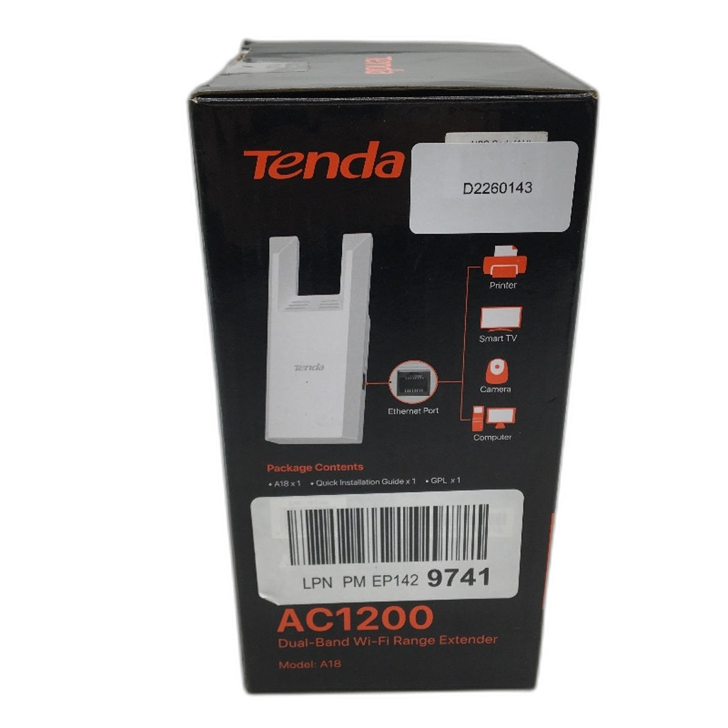 Tenda AC1200 Dual Band Home WiFi Range Extender Signal Booster Gigabit Ethernet