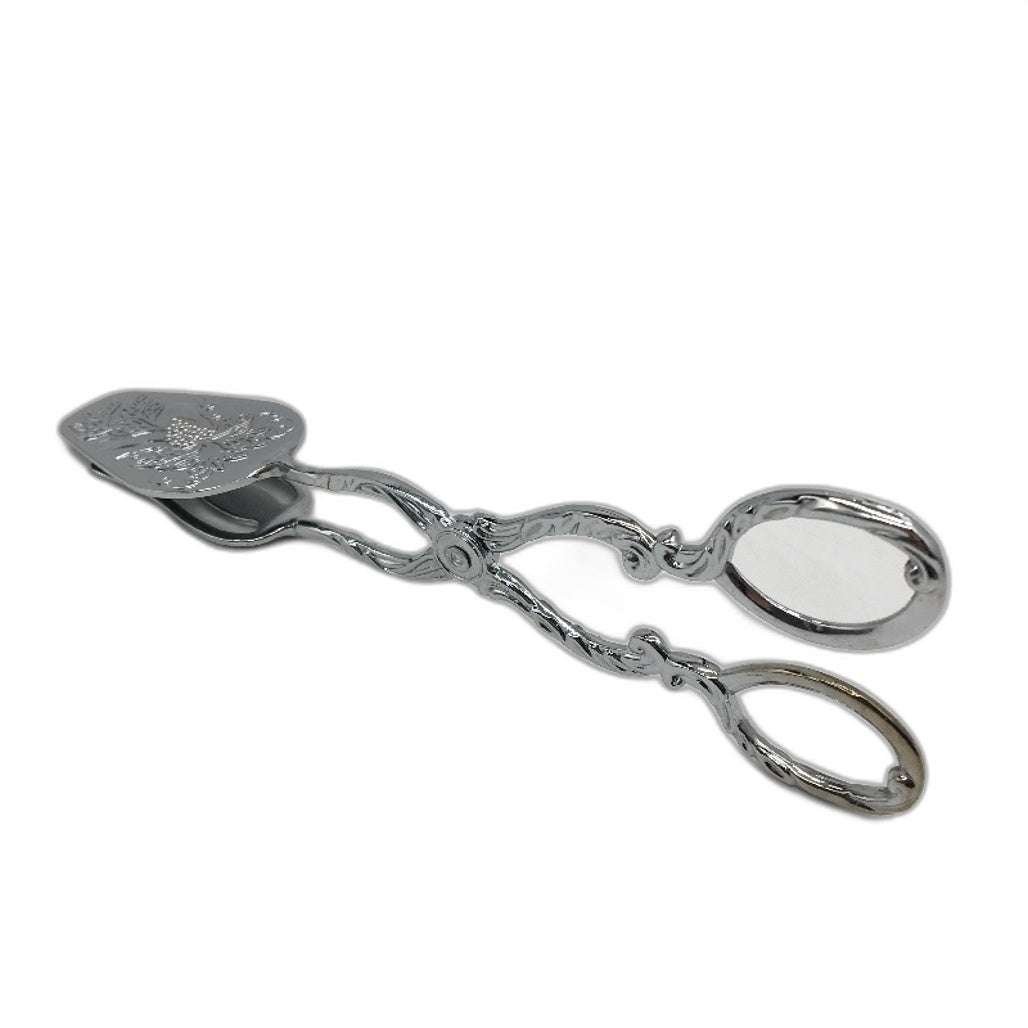 Pack Of 2 Pointed Head Bread Cake Tongs Buffet Barbecue Clamps Vintage Style NEW