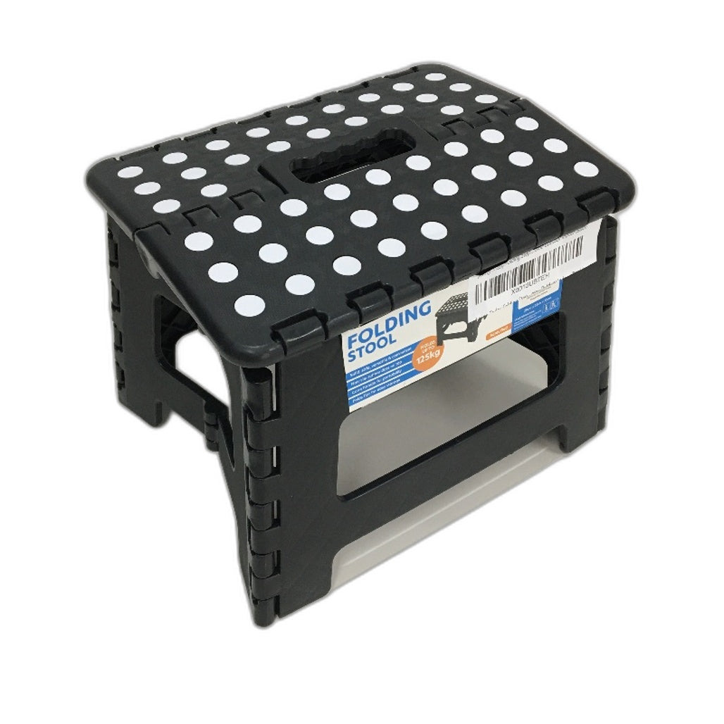 Living Today Folding Step Stool Non Slip With Portable Handle Holds Up To 125KG