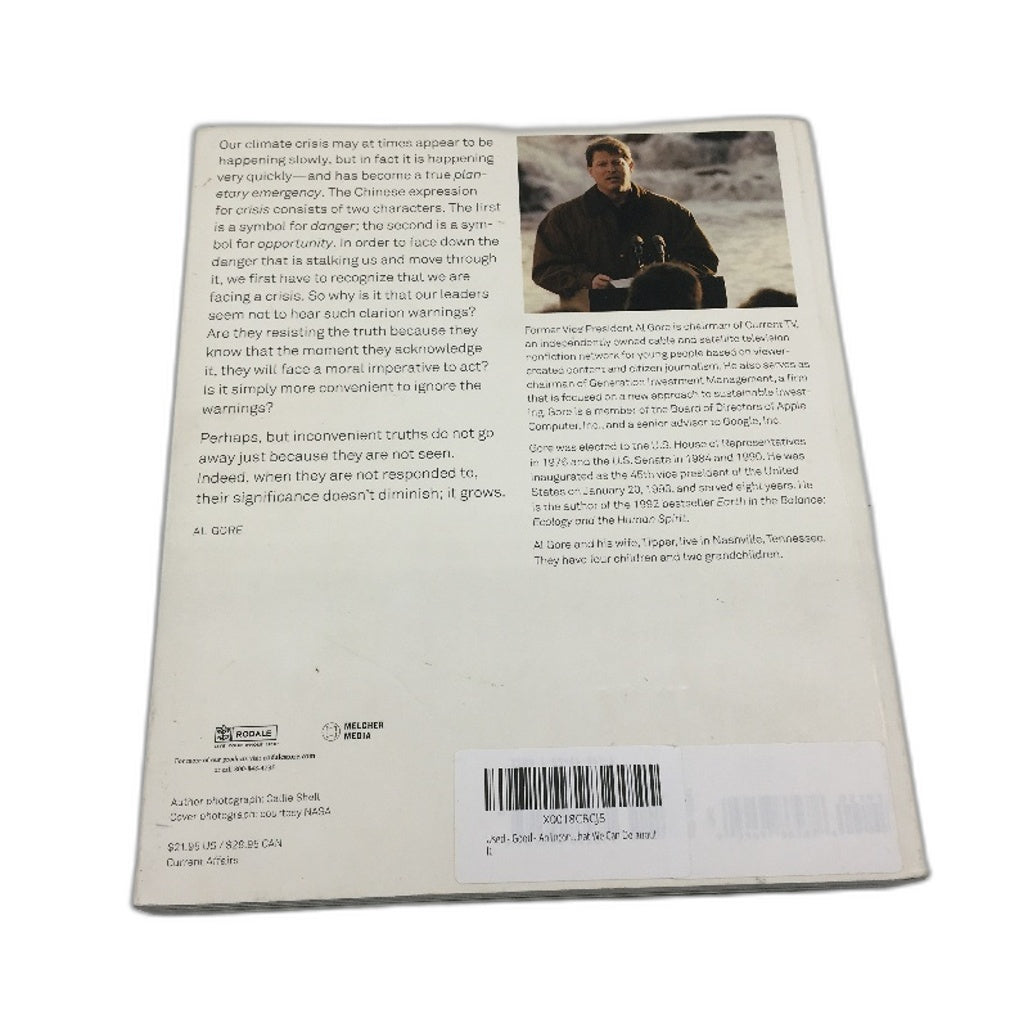 An Inconvenient Truth Book By Al Gore Paperback 2006 For Age 10Y+ Preowned