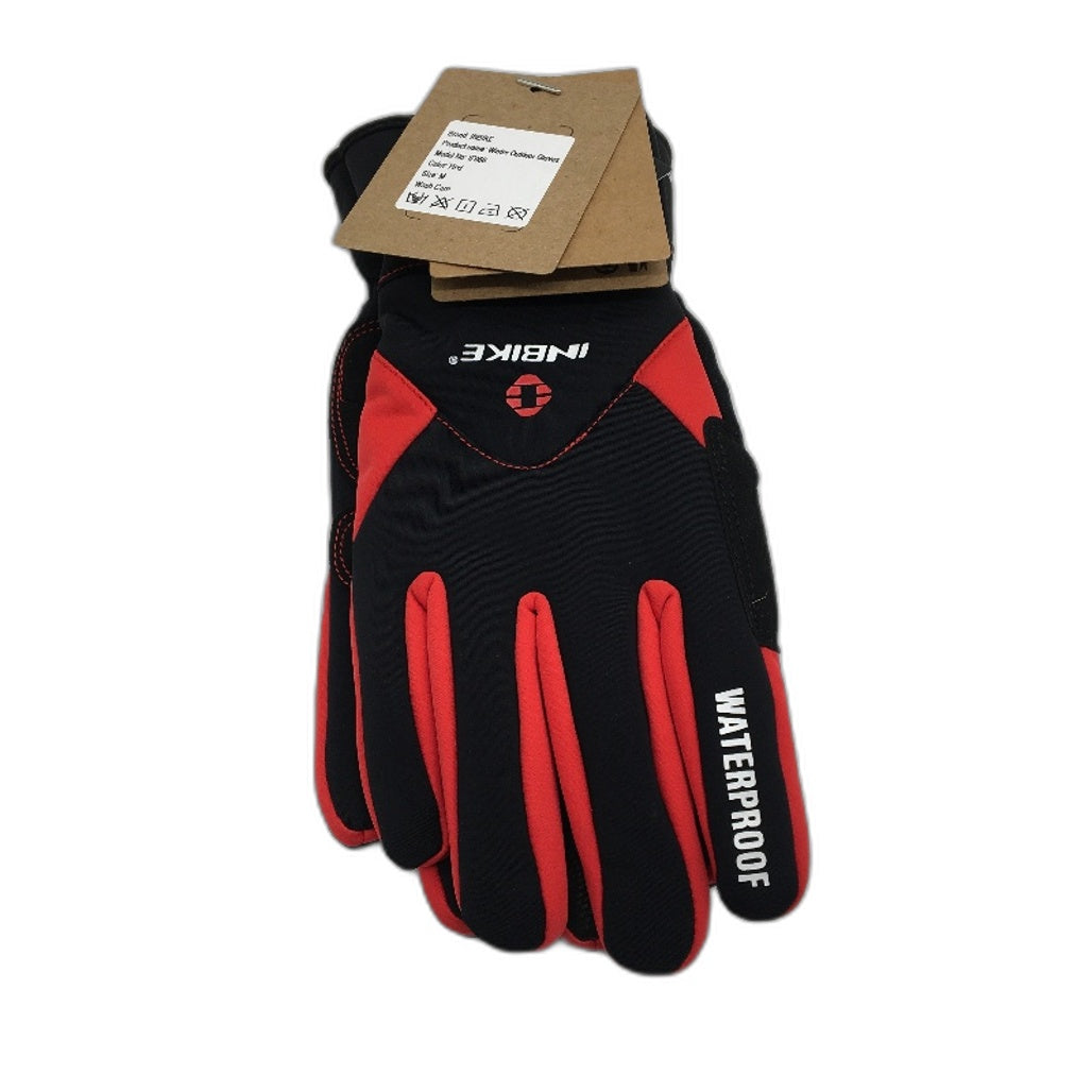 INBIKE Winter Outdoor Cycling Gloves Warm Waterproof Touchscreen Mens Size M NEW
