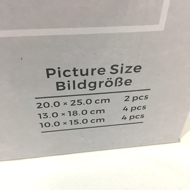 SONGMICS 10 Pack Collage Picture Photo Frames 3 Sizes Set Hanging Tabletop NEW