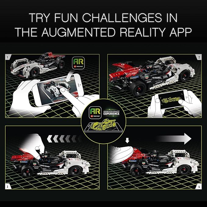 LEGO Technic 42137 Formula E Porsche 99X Electric Pull Back Racing Car Model NEW