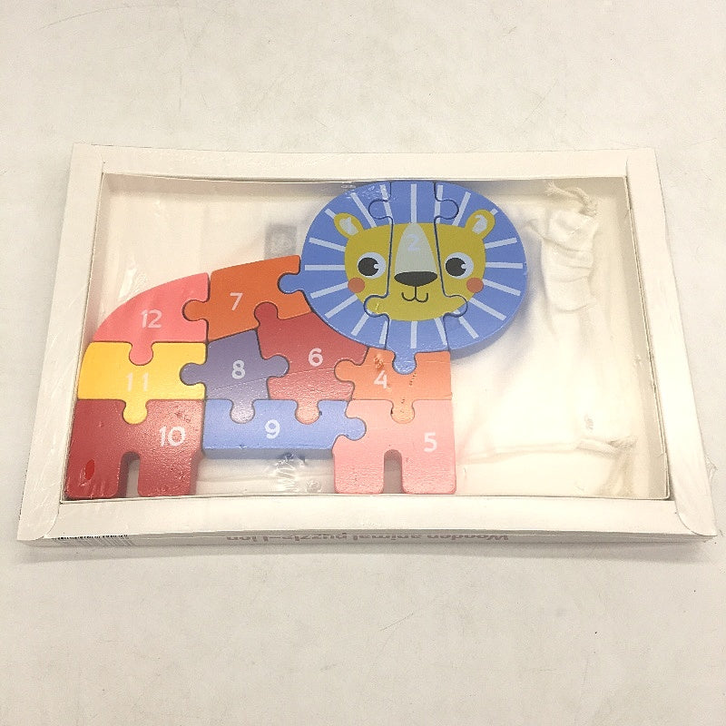 Baby Educational Toys 2PC Bundle Ocean Play Mat Set & Lion Wooden Puzzle Age18M+