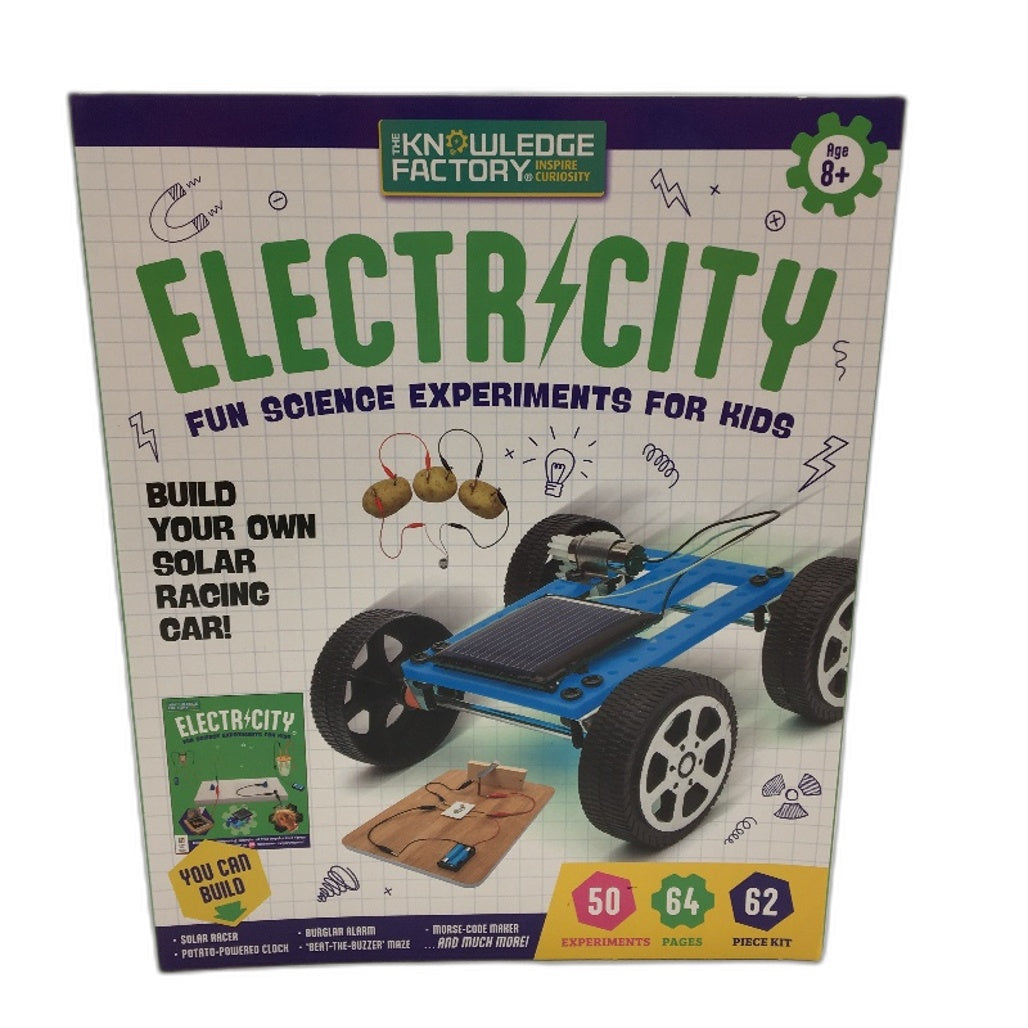 The Knowledge Factory Electricity Fun Science Experiments For Kids DIY Solar Car