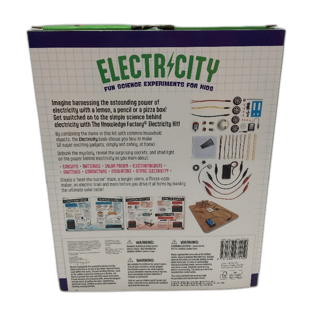 The Knowledge Factory Electricity Fun Science Experiments For Kids DIY Solar Car