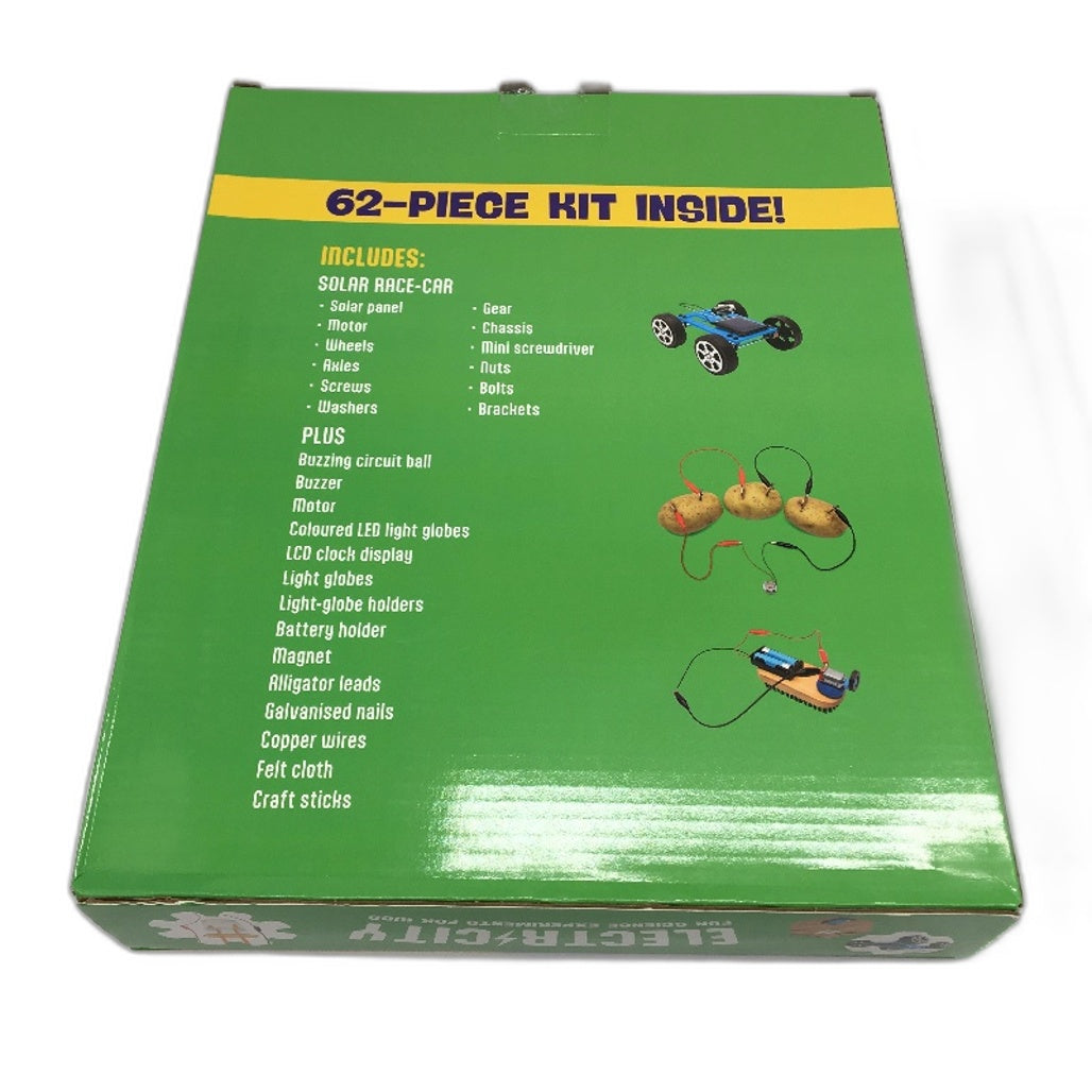 The Knowledge Factory Electricity Fun Science Experiments For Kids DIY Solar Car