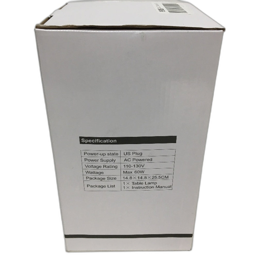 Bedside Table Lamp LED Touch Control Dimmable Light With USB Port Fabric Shade