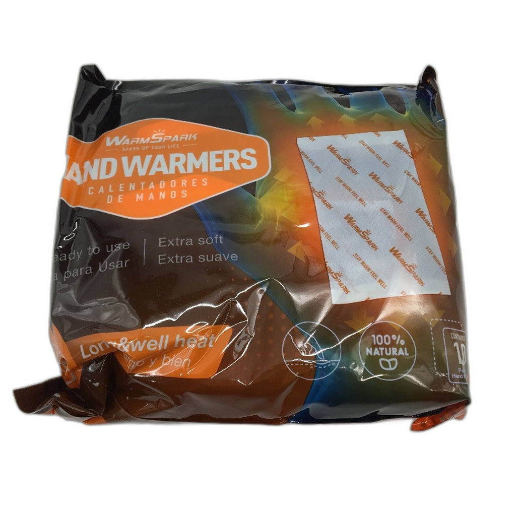 WarmSpark Hot Hand Warmers 40 Pairs Disposable Air Activated Natural Heat Pack