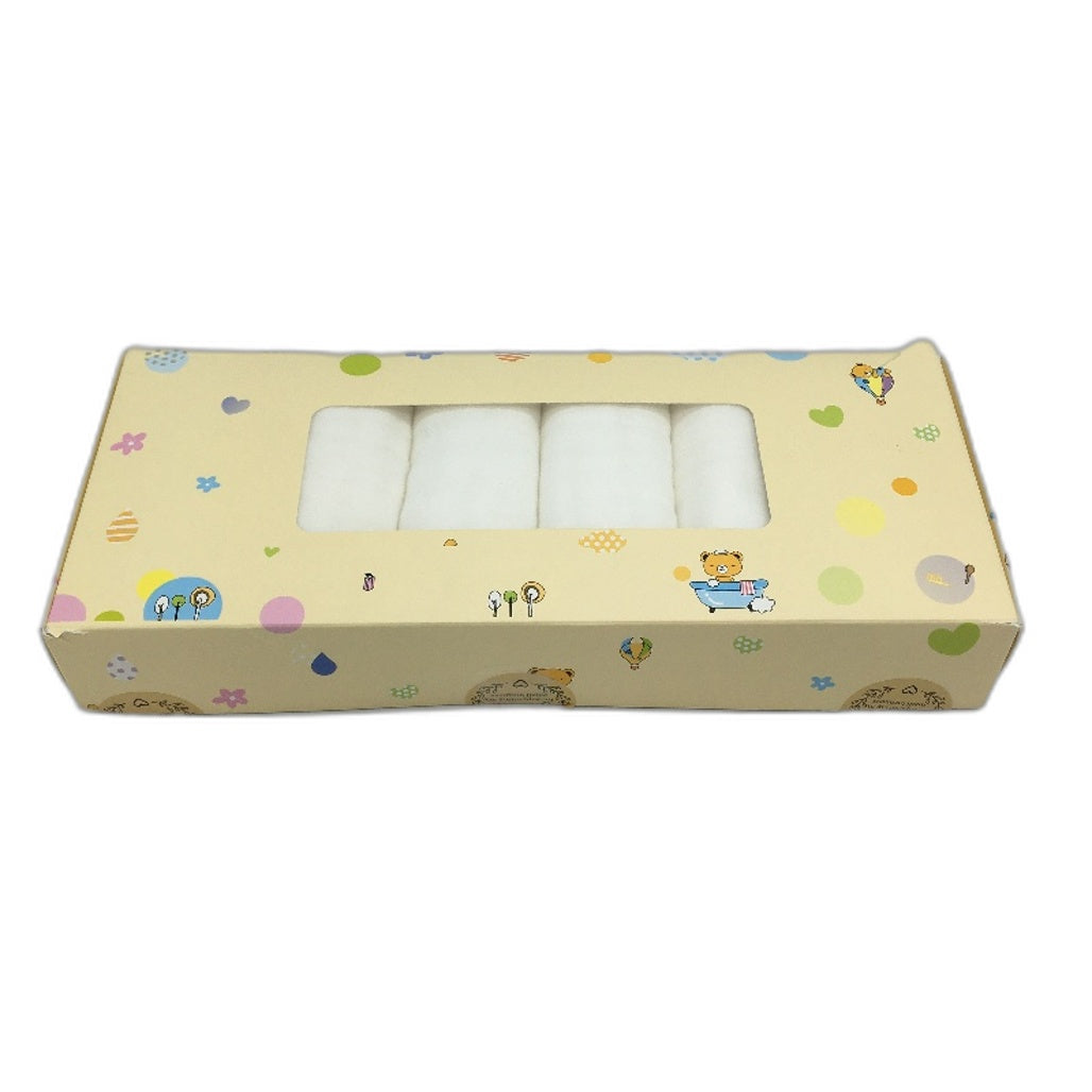 CottCare 100% Cotton 6 Pack Muslin Burp Cloths For Baby Super Soft & Absorbent