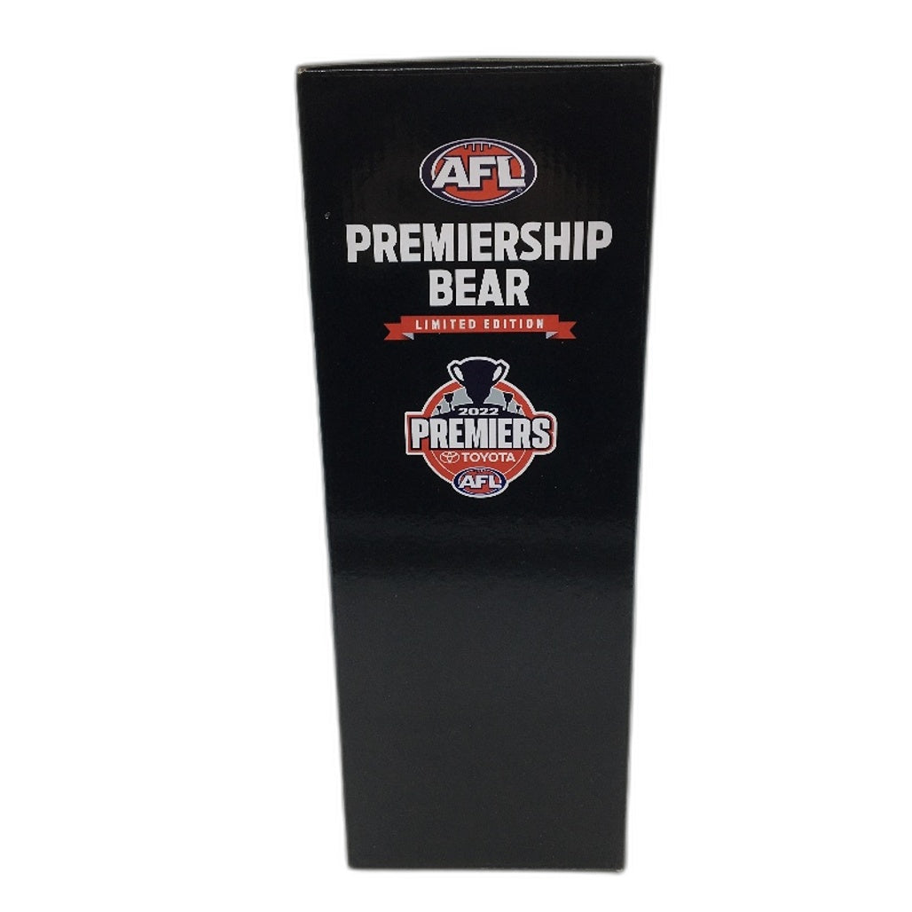 Official AFL 2022 Premiership Bear Geelong Cats Limited Edition Soft Plush Toy