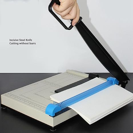 SL-4 Stainless Steel Precision Sharp Cut Paper Cutter with Measurements NEW