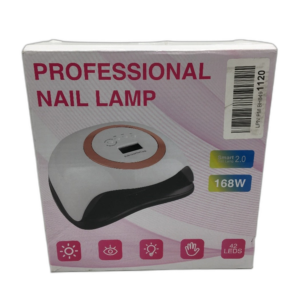 YESDEX BLUEQUE V1 168W 42 LED Professional Nail Curing Lamp White Gold NEW