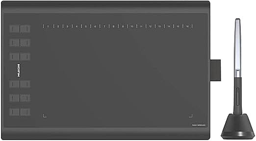 Huion Inspiroy H1060P Battery Free Pen Drawing Graphic Tablet 10x6 Inch NEW