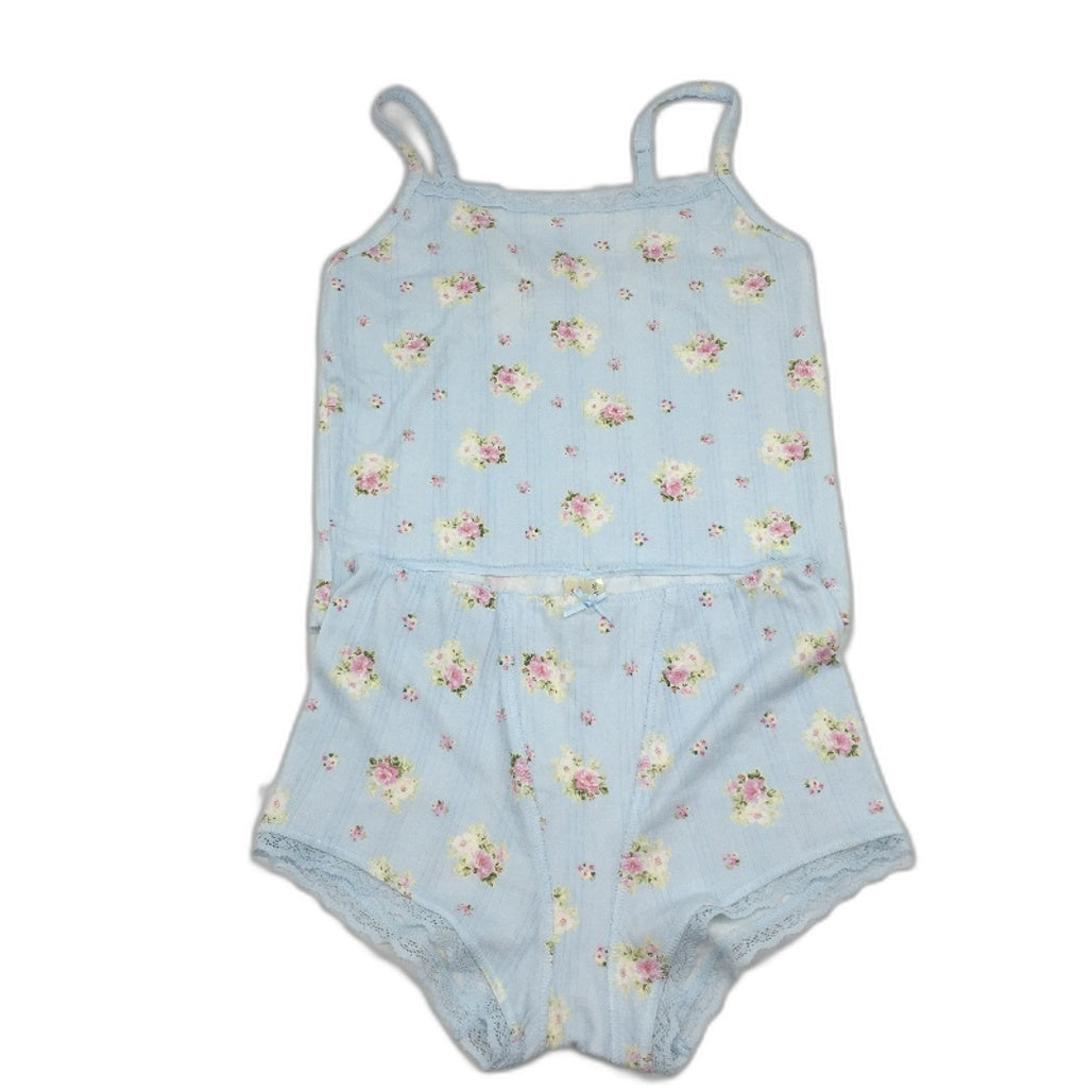 Peter Alexander Ditsy Pointelle Cami Baby Blue Pyjama Set Ladies Size XS NEW