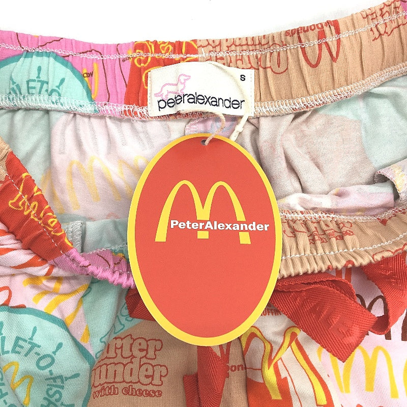 Peter Alexander McDonalds Menu Pattern Cotton Sleep Shorts Ladies Size Small NEW