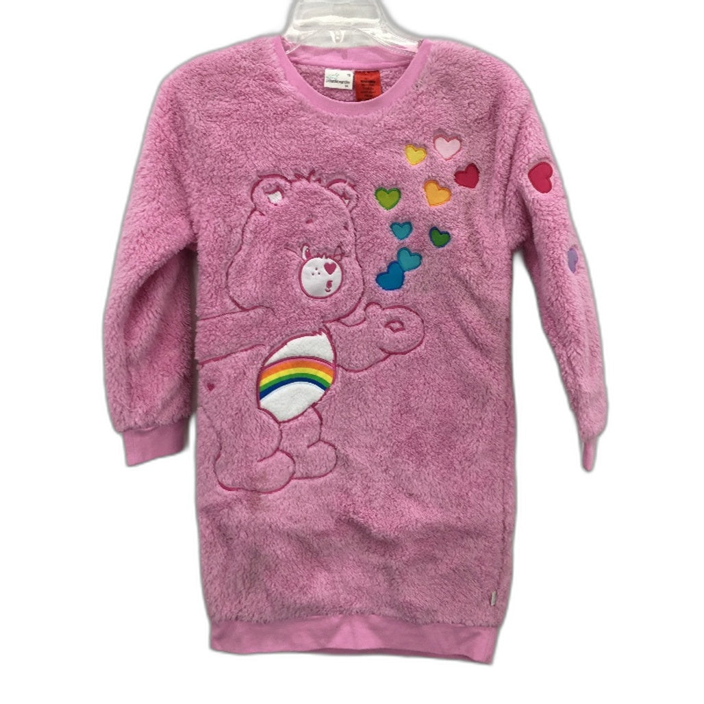 Peter Alexander Junior Care Bears Fleece Sweater Pink Nightie Girls Size 12 NEW