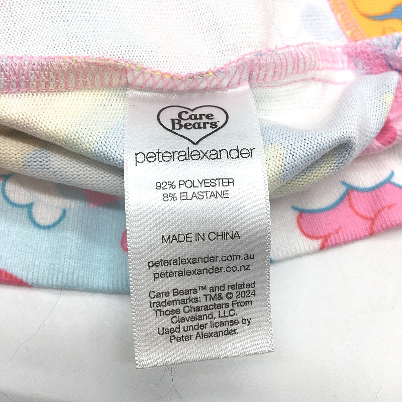 Peter Alexander Junior Care Bears Plush Long Pyjama Set Girls Size 12 NEW