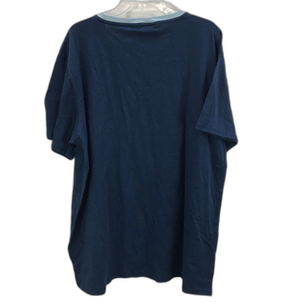 Peter Alexander Navy Blue Soft Cotton Sleep Tee Mens Size 3XL NEW