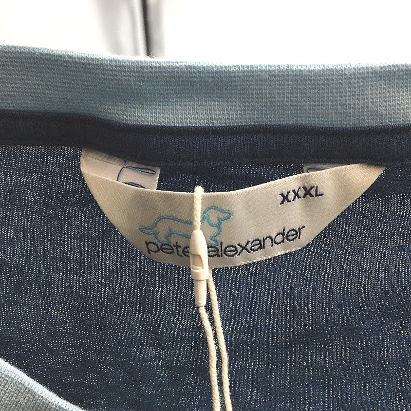 Peter Alexander Navy Blue Soft Cotton Sleep Tee Mens Size 3XL NEW