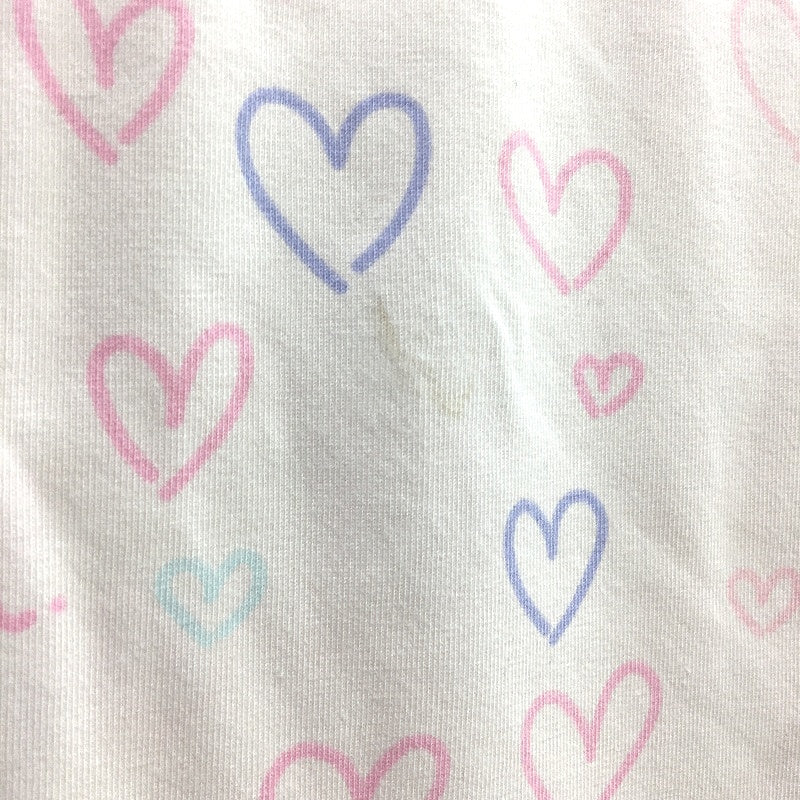 Peter Alexander Baby Pink Hearts Long Sleeve Pyjama Top Ladies Size XS NEW