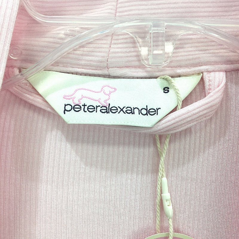 Peter Alexander Baby Pink Bow Rib Knit Dressing Gown Ladies Size Small NEW