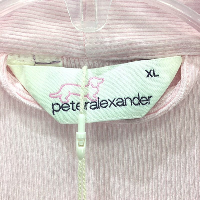 Peter Alexander Baby Pink Bow Rib Knit Dressing Gown Ladies Size XL NEW