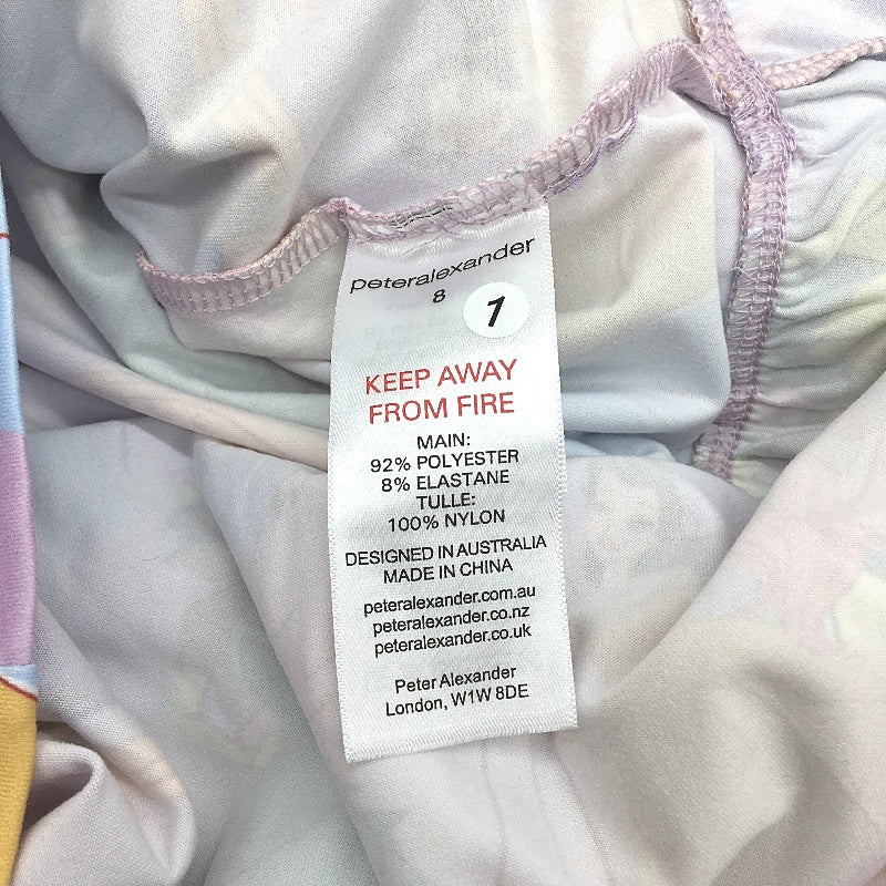 Peter Alexander Junior Disney Princess Purple Tulle Nightie Girls Size 8 NEW