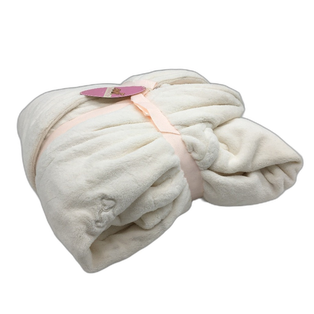 Peter Alexander Soft Plush White Dressing Gown Robe Ladies Size Large NEW