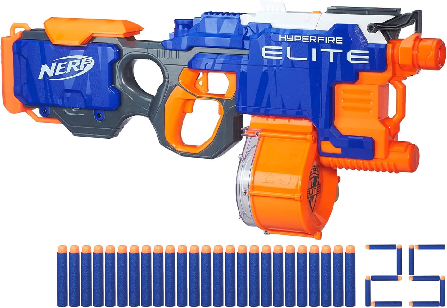 Hasbro Nerf N-Strike Elite HyperFire Blaster Mega Whistler Series Age 8+  NEW