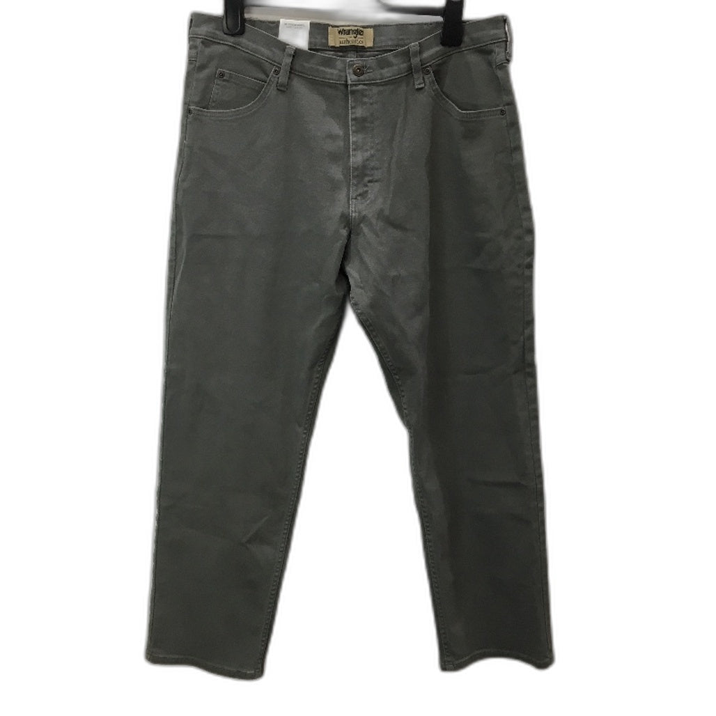Wrangler Grey 5 Pocket Relaxed Fit Denim Jeans 112345044 Mens Size 36 x 30 NEW