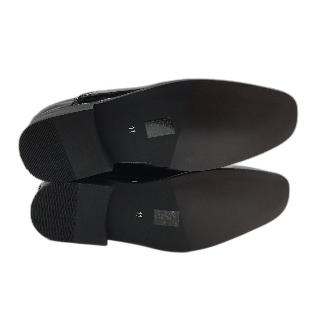 Goor Black Patent Leather Lined Manmade Upper Oxford Dress Mens Size US 11 NEW