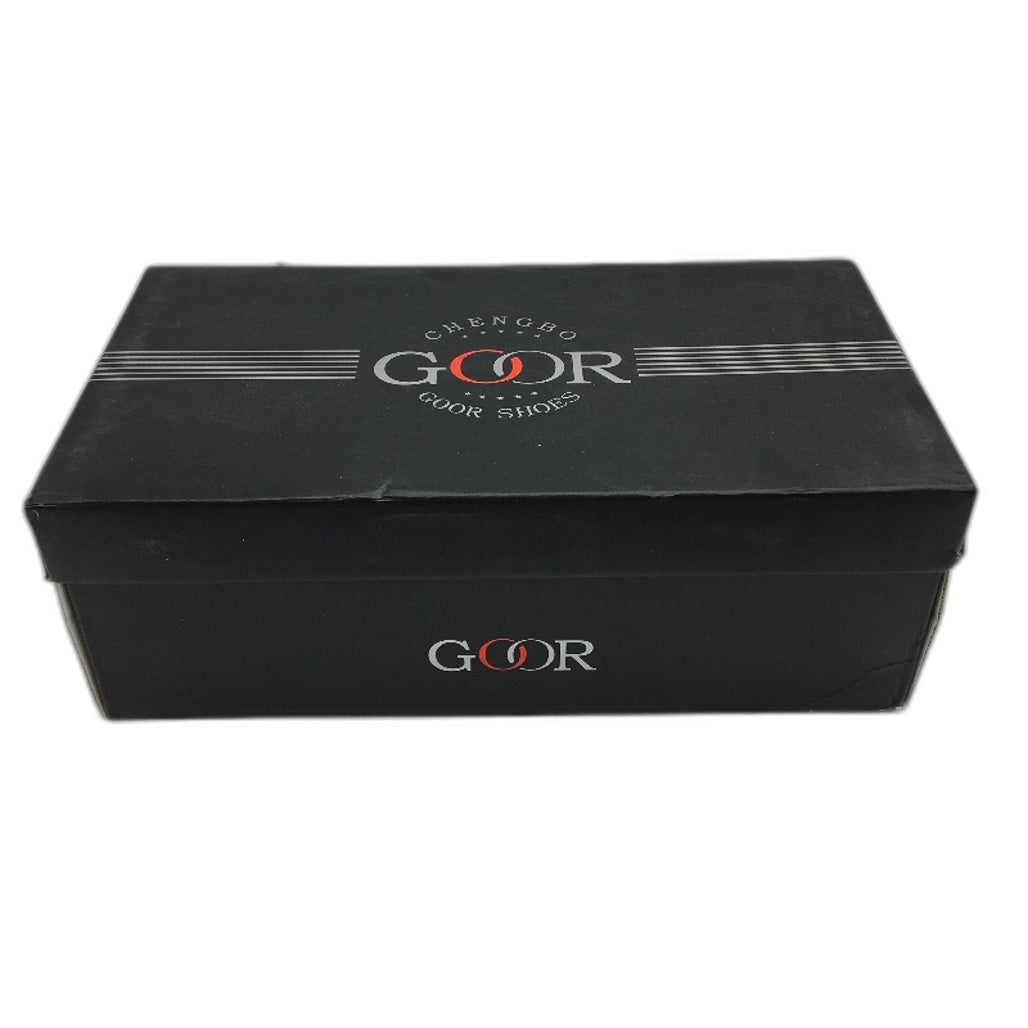 Goor Black Patent Leather Lined Manmade Upper Oxford Dress Mens Size US 11 NEW