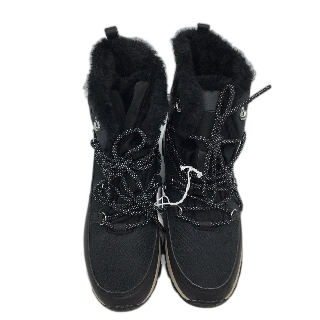 Crane Snow Extreme Thermoboots Warm Boots Fleece Lined Black Womens Size 10 NEW