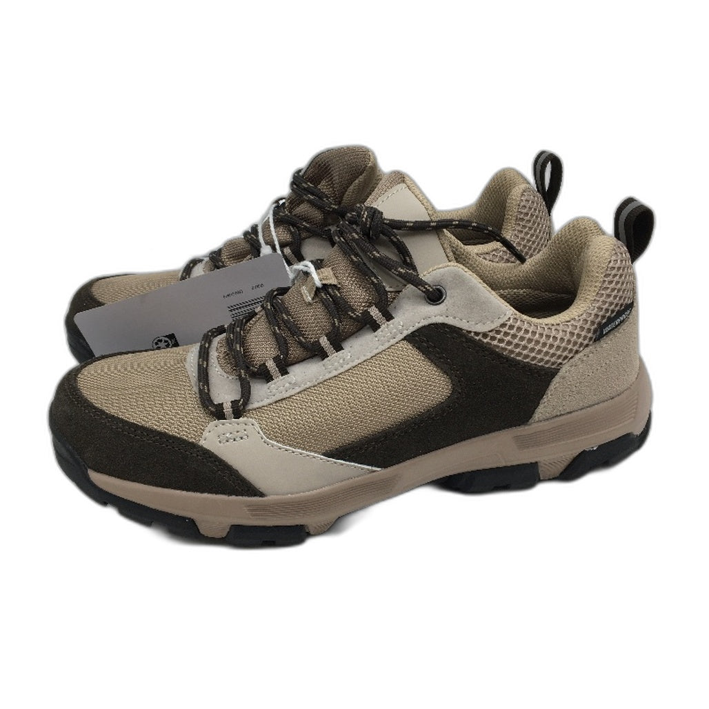 Crane Low Cut Lace Up Brown Tan Hiking Sneaker Style Shoes Ladies Size 9 NEW