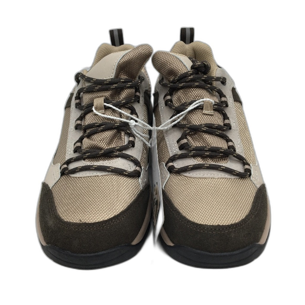 Crane Low Cut Lace Up Brown Tan Hiking Sneaker Style Shoes Ladies Size 9 NEW