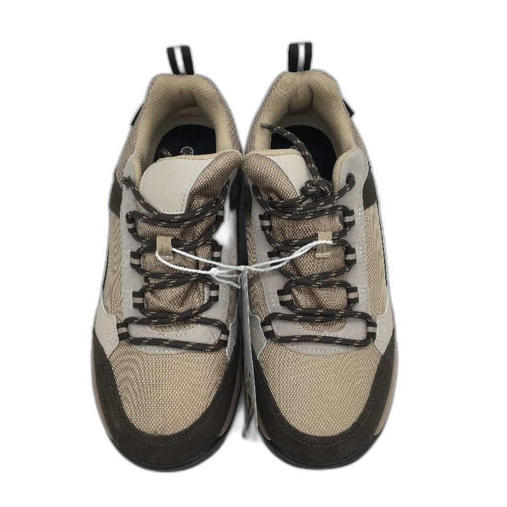Crane Low Cut Lace Up Brown Tan Hiking Sneaker Style Shoes Ladies Size 9 NEW