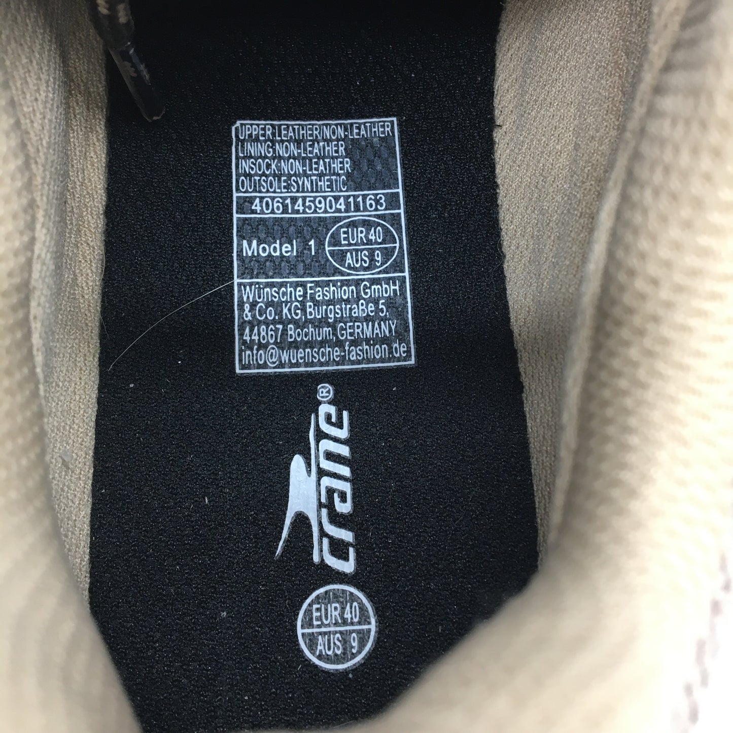 Crane Low Cut Lace Up Brown Tan Hiking Sneaker Style Shoes Ladies Size 9 NEW