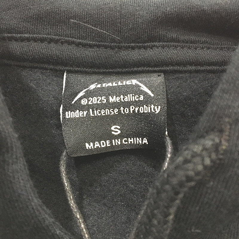 Metallica Printed Master Of Puppets Black Hooded Jumper Unisex Size S NEW